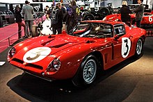 The Iso Grifo A3C of Fraissinet/de Mortemart, which won the Prototype > 5000cc class.