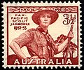 Image 9Australian Scouting stamp (from Scouting in popular culture)