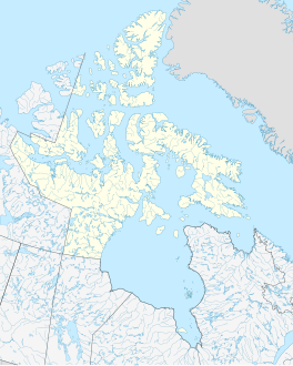 Map showing the location of Barnes Ice Cap