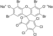 Ältere Strukturformel von Phloxin