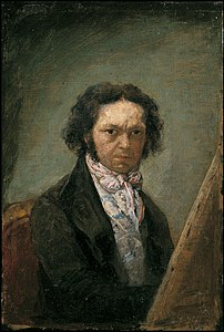 Francisco Goya: Autorretrato, (1795).