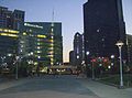 Same view of Cadillac Square in 2007; One Kennedy Square stands on the site of the old City Hall and 1001 Woodward has replaced the Majestic Building