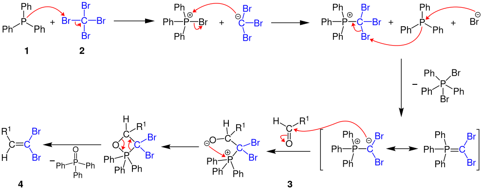 Corey-Fuchs-Reaktion Reaktionsmechanismus Teil 1 RMV3