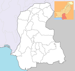 Karachi trên bản đồ Sindh