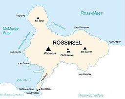 Cape Crozier er det austlegaste punktet på Ross Island i Antarktis