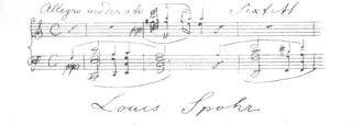 partition et signature de Spohr