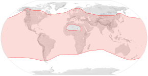 Description de l'image Apis mellifera distribution map.svg.