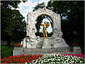 Le monument Johann-Strauss au Stadtpark de Vienne.