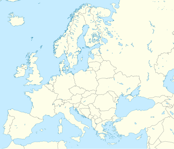 UEFA Champions League 2002–03 trên bản đồ Châu Âu