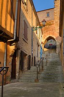 L'escalier de la Grande poterne au Mans