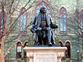 Image 21The statue of Benjamin Franklin on the campus of the University of Pennsylvania, an Ivy League institution in Philadelphia ranked one of world's top universities (from Pennsylvania)