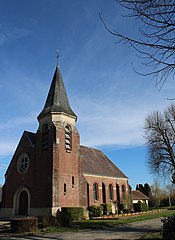 L'église Saint-Vaast.