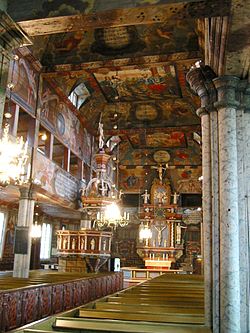 Habo church inside