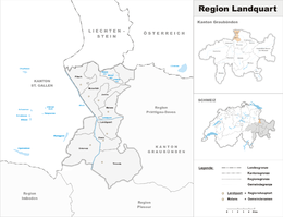 Regione Landquart – Localizzazione