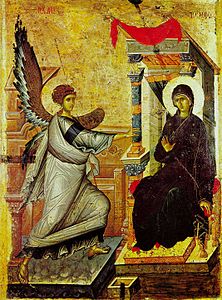 Ícone bizantino do início do século XIV