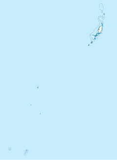 Mapa konturowa Palau, u góry po prawej znajduje się punkt z opisem „Angaur”