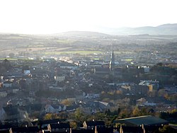 Enniscorthy from nearby Vinegar Hill