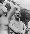 Billedhuggeren Gustav Vigeland skapte skulpturene i sentrum av dagens utvidede park fra 1920-årene til sin død i 1943