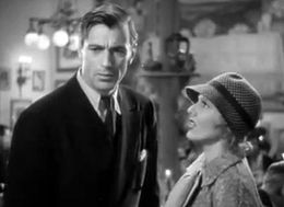 Screen capture of Gary Cooper and Jean Arthur