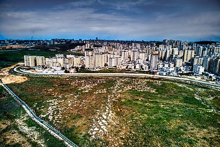 Kafr 'Aqab, the Israeli West Bank barrier, Semiramis neighborhood and Beyond - Ramalla