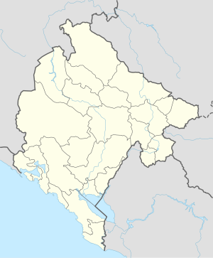 Podgorica trên bản đồ Montenegro
