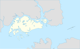 Sentosa adası xəritədə