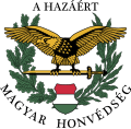 Emblem and flag of the Hungarian Defence Forces