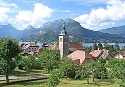 Skyline of Talloires