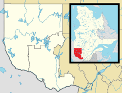 Thorne is located in Western Quebec