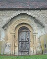 Norman south doorway of St George's parish church