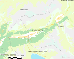 Lanslevillard - Localizazion