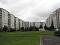 Typical inner yard in Pļavnieki