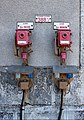 Image 7Emergency telephones, on the Paris-Bordeaux railway line, Saint-Saviol station, Vienne, France