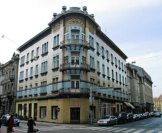 Kallina House in Zagreb by Vjekoslav Bastl (1903–04)