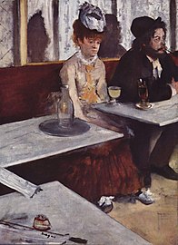 Edgar Degas, L'Assenzio, 1876, Museo d'Orsay, Parigi