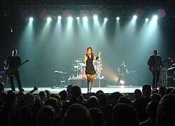 להקת "Garbage" בהופעה בקופנהגן, בשנת 2005