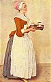 Jean-Étienne Liotard: Dívka s čokoládou, 1744/45