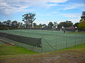 Plexipave tennis and basketball courts