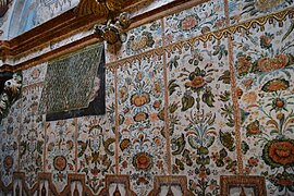 Decoración del palacio episcopal de Albarracín, mediados del siglo XVIII.