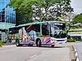 NTU shuttle bus on Campus Rider