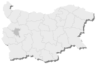 Position of Sofia in Bulgaria