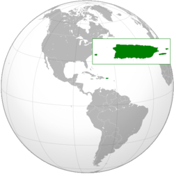 Location of പോർട്ടോ റിക്കോ