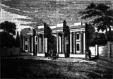 Gateway to the Botanical gardens c. 1832