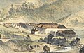 A painting of Cascades Female Factory in 1844 by John Skinner Prout