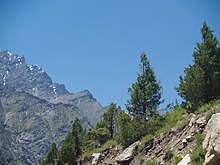 Við veginn Manali-Leh, Himachal Pradesh, Indlandi