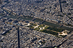 Vista aérea do 1º arrondissement