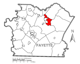 Localisation de Connellsville Township