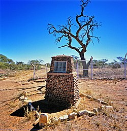 Canteen Kopjie-gedenkteken in Barkly-Wes