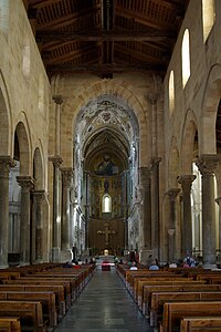 Cefalù Cathedral built in Norman Sicily (1131–1267)