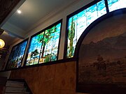 Tiffany & Co. 42 foot Stained Glass Mural